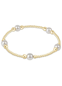 enewton Purpose Pearl 6mm Bead Bracelet - Gold