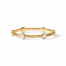 Load image into Gallery viewer, Julie Vos Essex Stone Bangle | Mother Of Pearl