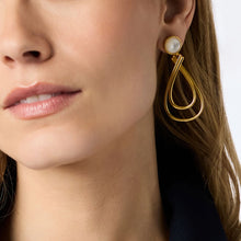 Load image into Gallery viewer, Julie Vos Essex Stone Earring | Mother Of Pearl