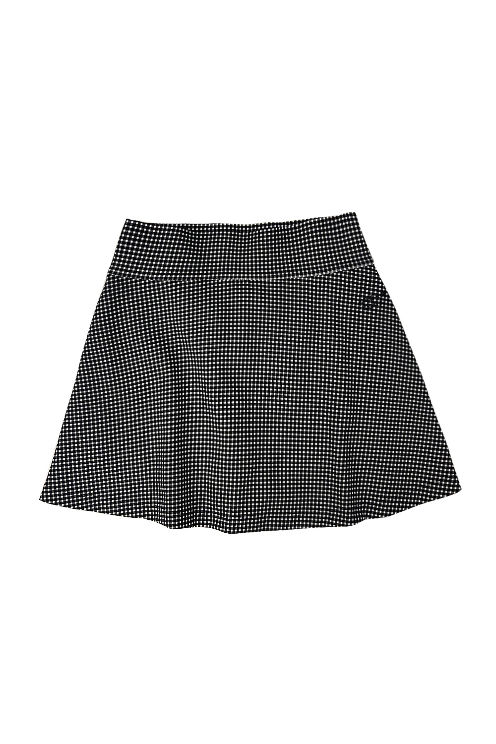 Cream Yoga Evelyn Skort | Black Gingham