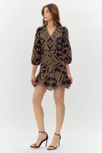 Load image into Gallery viewer, Adelyn Rae Poppy Embroidered Mini Dress