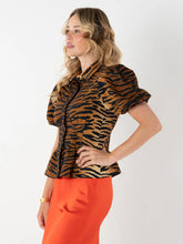 Load image into Gallery viewer, Emily McCarthy Britt Top | Tiger Jacquard
