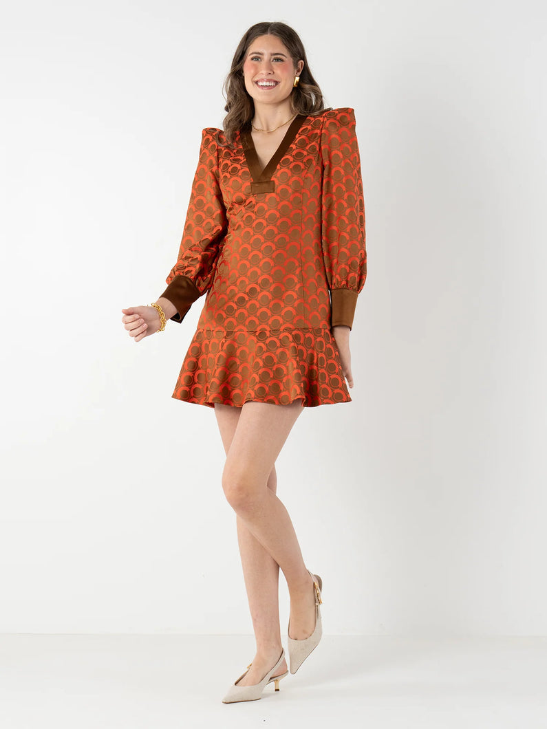 Emily McCarthy Jenny Dress | Tangerine Mod