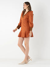Load image into Gallery viewer, Emily McCarthy Jenny Dress | Tangerine Mod