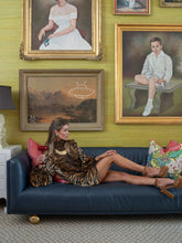 Load image into Gallery viewer, Emily McCarthy Sasha Mini Dress | Tiger Jacquard