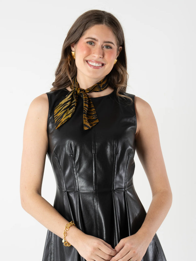Emily McCarthy Twilly Scarf | Tiger Jacquard