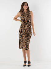 Load image into Gallery viewer, Emily McCarthy Simone Sweater Dress | Tiger Knit Jacquard