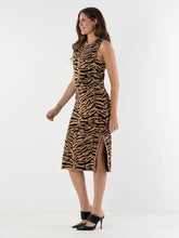 Load image into Gallery viewer, Emily McCarthy Simone Sweater Dress | Tiger Knit Jacquard