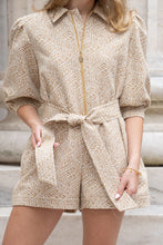 Load image into Gallery viewer, Emily McCarthy Rio Romper | Mosaic Jacquard