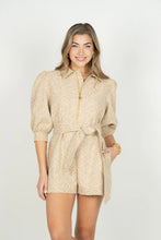 Load image into Gallery viewer, Emily McCarthy Rio Romper | Mosaic Jacquard
