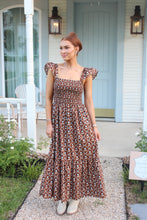 Load image into Gallery viewer, Karlie Floral Poplin Smock Tier Dress