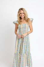 Load image into Gallery viewer, Karlie French Cottage Floral Smock Maxi Dress