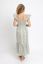 Load image into Gallery viewer, Karlie French Cottage Floral Smock Maxi Dress