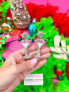 Peppermint Martini Earrings