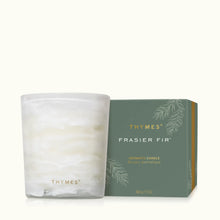 Load image into Gallery viewer, Thymes Frasier Fir Tidings Boxed Candle 13oz