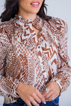 Load image into Gallery viewer, Karlie Blair Geo Top