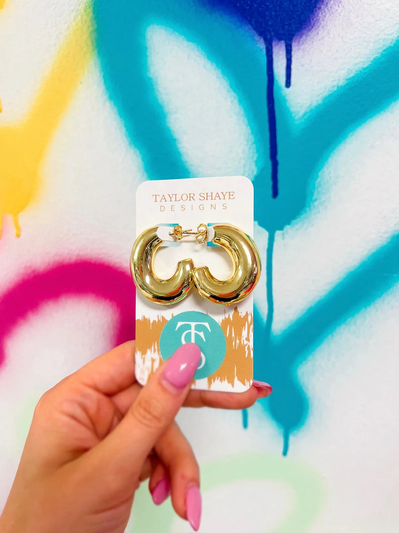 Gold Kai Hoops