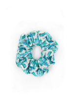 Load image into Gallery viewer, Brooks Avenue Pleated Scrunchie | Fern Blue