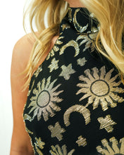 Load image into Gallery viewer, Show Me Your MUMU Lisa Mini Dress | Celestial Shimmer Chiffon