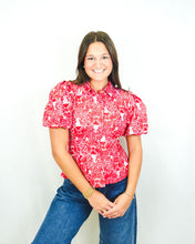 Load image into Gallery viewer, Emily McCarthy Britt Top | Cheeky Cheetah