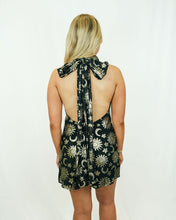 Load image into Gallery viewer, Show Me Your MUMU Lisa Mini Dress | Celestial Shimmer Chiffon
