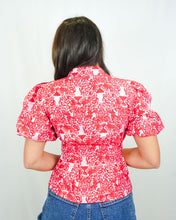 Load image into Gallery viewer, Emily McCarthy Britt Top | Cheeky Cheetah