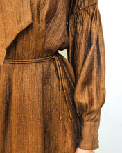 Load image into Gallery viewer, Adelyn Rae Daphne Bow Mini Dress | Chocolate Brown