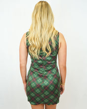Load image into Gallery viewer, Show Me Your MUMU Tori Mini Dress | Mistletoe Plaid