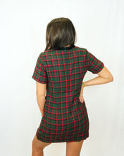 Load image into Gallery viewer, Prosperina Portia Shift Dress | Check The Halls Print