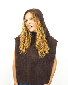 Barefoot Dreams Cozychic Ribbed Balaclava | Umber