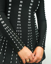 Load image into Gallery viewer, Adelyn Rae Kira Square Neck Stripe Sweater Mini Dress