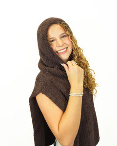 Barefoot Dreams Cozychic Ribbed Balaclava | Umber