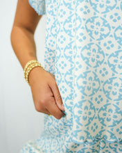 Load image into Gallery viewer, Brooks Avenue Margarie Pajamas | Porto Blue