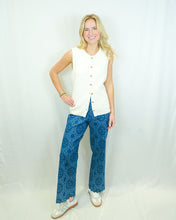 Load image into Gallery viewer, Brooks Avenue Tetlow Trouser | Laser Etched Denim