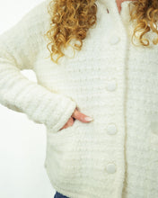 Load image into Gallery viewer, Barefoot Dreams CozyChic Textured Button Front Cardigan | Pearl