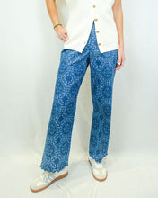 Load image into Gallery viewer, Brooks Avenue Tetlow Trouser | Laser Etched Denim