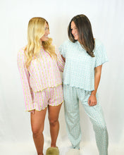 Load image into Gallery viewer, Brooks Avenue Margarie Pajamas | Porto Blue