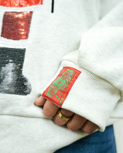 Load image into Gallery viewer, Queen of Sparkles Grey Santa Nutcracker Sweatshirt