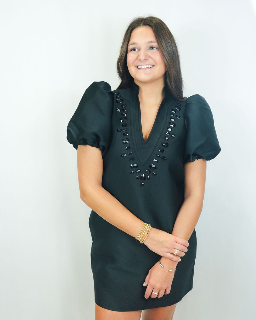 Emily McCarthy Hampton Mini Dress | Midnight