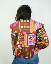 Load image into Gallery viewer, Karlie Floral Frame Collar Top