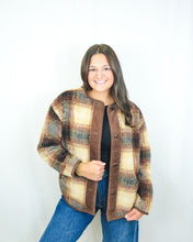 Load image into Gallery viewer, Sophie Sherpa &amp; Cord Trim Jacket