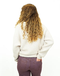 Barefoot Dreams CozyChic Dolman Sleeve Collared Pullover | Stone