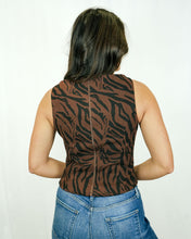 Load image into Gallery viewer, Amanda Uprichard Ines Top | Brown Black