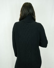 Load image into Gallery viewer, Show Me Your MUMU Montreal Midi Dress | Black Cable Knit