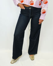 Load image into Gallery viewer, Habitual Jade Drawstring Wide Leg | Rinse