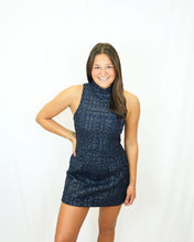 Load image into Gallery viewer, Sincerely Ours Darcy Dress | Navy Tweed
