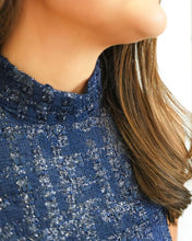 Load image into Gallery viewer, Sincerely Ours Darcy Dress | Navy Tweed