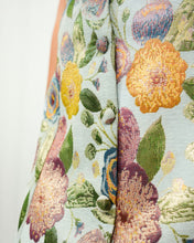 Load image into Gallery viewer, Aureum Jacquard Button Down Mini Skirt | Blue Floral