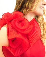 Load image into Gallery viewer, Adelyn Rae Bianca One Shoulder Pleated Cut Out Dress