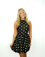 Load image into Gallery viewer, En Saison Lainey Mixed Media Mini Romper | Brown Ivory